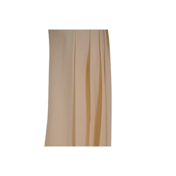 Christian Dior Womens Wide Leg Pants US 12 Cream Tan Wool High Waist Trousers - Picture 7 of 16